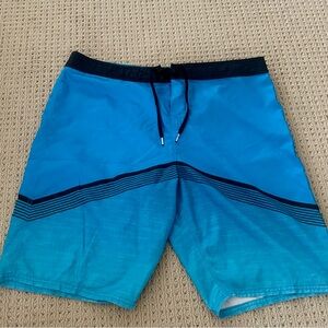 O'Neill Aqua and Navy Board Shorts NWOT